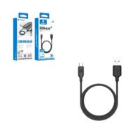 ONEMUST 1m 3A Braided Usb-Type C Cable Black (OM-C07)