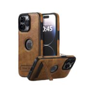 Leather Stand Case Brown - Galaxy S24/S25