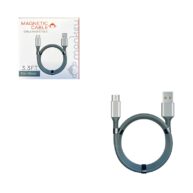 Monkey Magnetic Usb to Micro Cable 3.3ft Gray