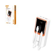 Kaku PD 2in1 Wired Power Bank 10000 mAh - White