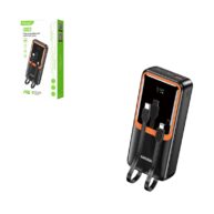 Kaku PD 2in1 Wired Power Bank 10000 mAh- Black