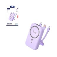 Zuzg 4in1 20w Magnetic Wireless Power Bank Purple