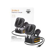 25W 3in1 MagSafe Multi Functional Charger - Black