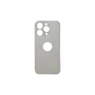 Back Glass with Frame iPhone 15 Pro Max - White Titanium