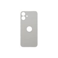 Back Glass with Frame iPhone 16 - White