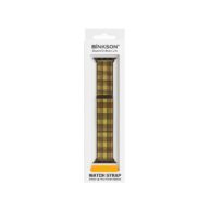 Metal Mesh Design Checker Beige - 38/40/41mm