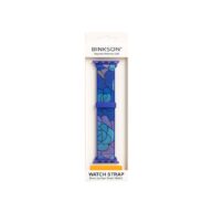 Metal Mesh Design Blue Flower - 38/40/41mm