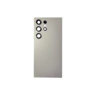 Replacement Back Cover Glass W/Camera Lens S24 Ultra - Titanium Grey