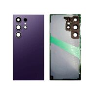 Replacement Back Cover Glass W/Camera Lens S24 Ultra - Violet