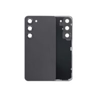 Replacement Back Cover Glass W/Camera Lens S23 - Black