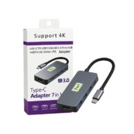7in1 Type C adapter With 2 HDMI Port