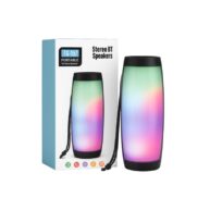 TG Portable Speaker With Flashing Light Black TG-157