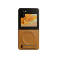 Leather Magsafe Stand Brown - Galaxy Z Flip 7