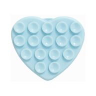 Heart Sticky suction Magsafe pad with stand - Blue