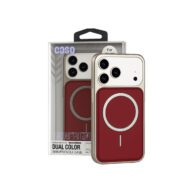 Elegant Leather Magsafe Maroon - iPhone 16