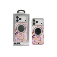 Elegant Mirror Rotation Ring Magsafe Pink - iPhone 17