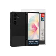 Dotted leather with pen holder Black - Galaxy Z Fold 7