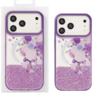 Floral Glitter MagSafe Purple - iPhone 17