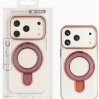 Hard Glitter Stand Magsafe Pink - iPhone 17
