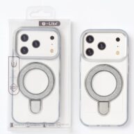 Hard Glitter Stand Magsafe Silver - iPhone 17
