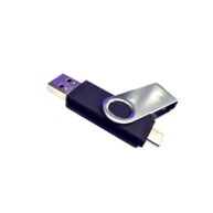 360 Rotation Data Traveler USB and Type C - 256 GB