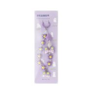Bracelet Lanyards For Cell Phone Purple Star