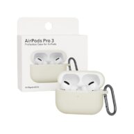 Airpods pro 3rd Gen - Silicone case Antique white