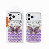Holographic Butter Fly diamond Purple - iPhone 17