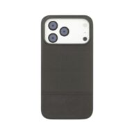 Dual Tone Dotted And Leather iPhone 17 - Black