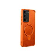 Carbon Fiber Rotation Stand Orange – iPhone 17 Pro