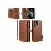 7 to 9 Pocket 2in1 Detachable Wallet Brown - Galaxy S23 FE