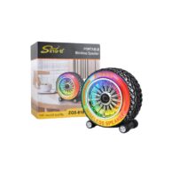 Tire Shape Led Wireless Speaker ZQS-818 - Black