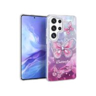 Holographic Butter Fly Pink - S26 Ultra