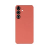 Back Cover Galaxy S25 – Coral Red