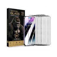 Full Tempered glass pack of 10 - iPhone 15/16